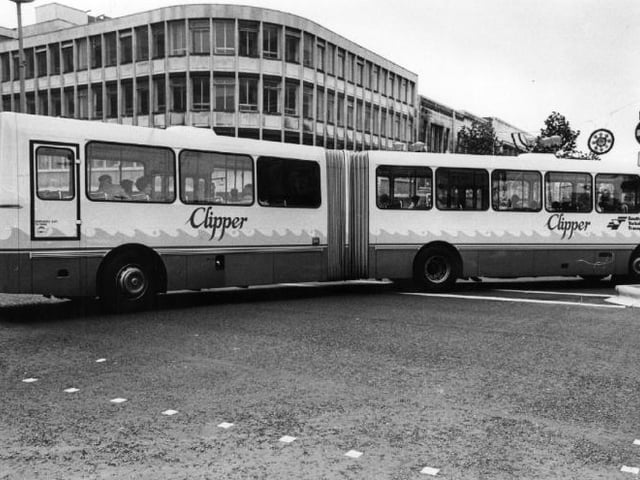 Did you ever ride on a bendy bus?