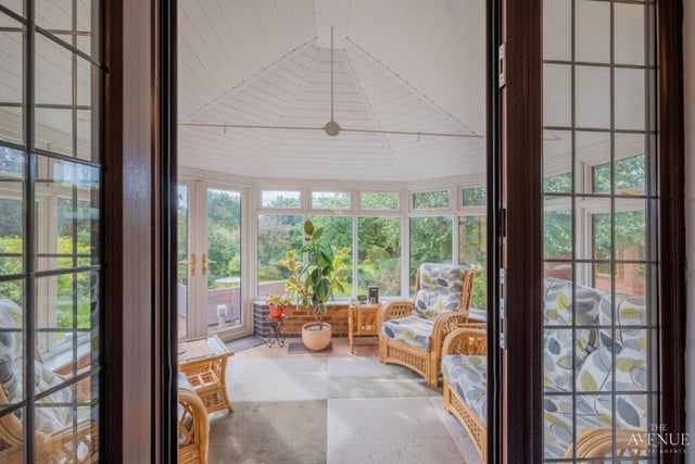 From the lounge, fling open the doors and make your way into the conservatory, which is a bright and warm retreat.