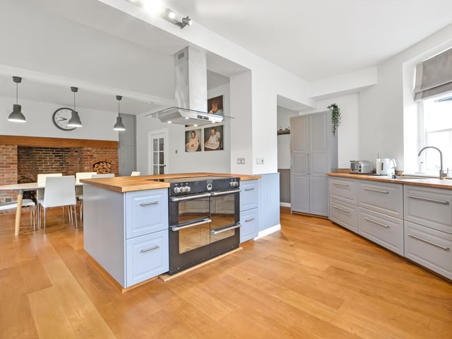 This 8 bed house in Bidbury Lane, Old Bedhampton, is on the market for offers in excess of £1.8m. It is listed by Fine and Country.