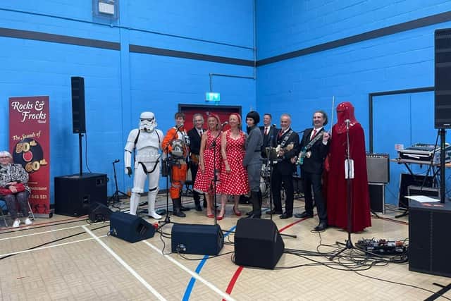 Performers at the Greasley Gathering.