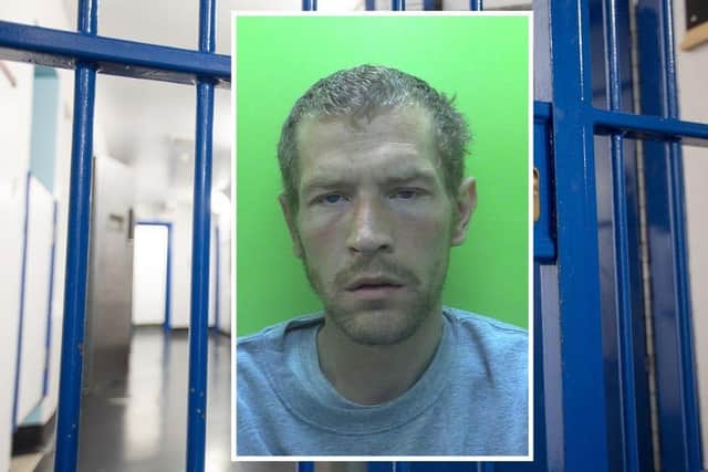 John Evans was jailed for 24 weeks after pleading guilty to theft and breaching his CBO