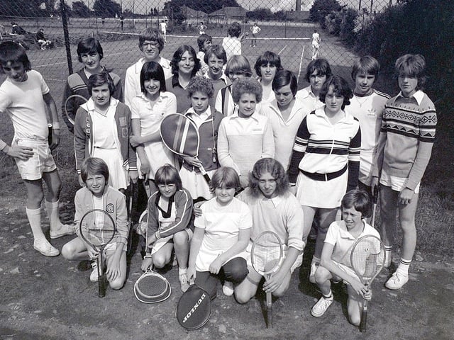 Here's what tennis fashion looked like in 1978, as worn by the players at Mansfield Lawn Tennis Club during that year.