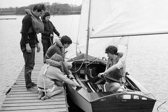 Sutton Sailing Club members pictured in the early 70s.