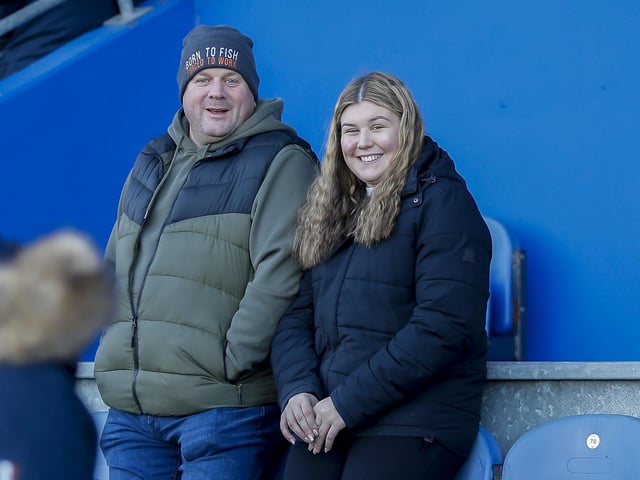 Stags fans at the Boxing Day match against Northampton Town.