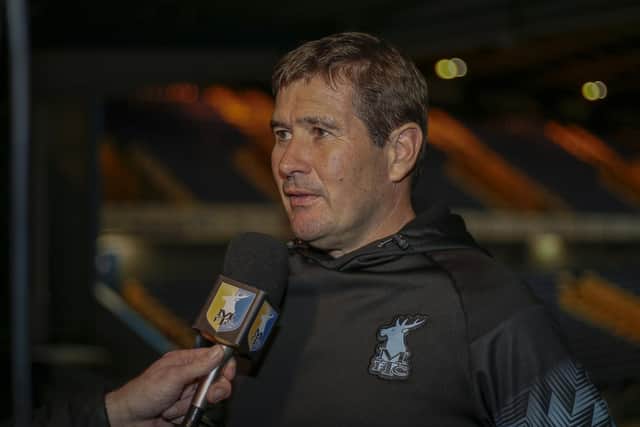 Mansfield Town manager Nigel Clough.
