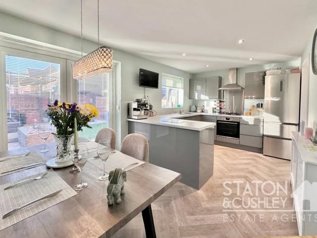 This property is wonderfully presented throughout with three bedrooms, a modern kitchen/diner, utility room, downstairs WC, ensuite to the master and a detached garage and driveway.