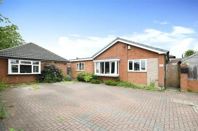 This four-bedroom bungalow, with self-contained annexe, on Fern Street, Sutton is on the market for £330,000 with estate agents Bairstow Eves.