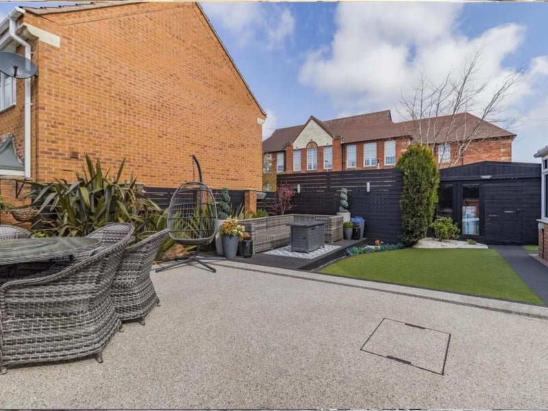 The property has a low maintenance garden perfect for family life and entertaining guests.