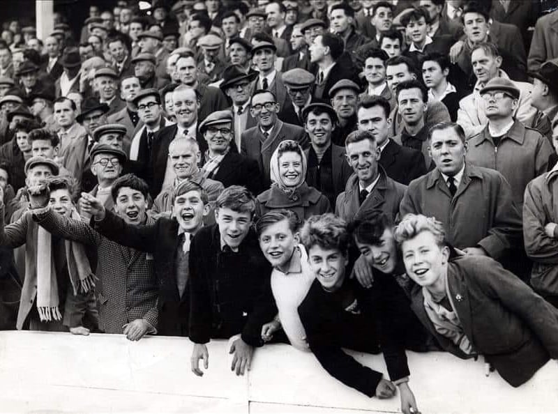 Mansfield fans at Field Mill in the early 1960's - spot any familiar faces?