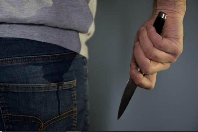 The number of young people admitted to hospital with stab wounds in Nottinghamshire dropped by a third last year, figures show.