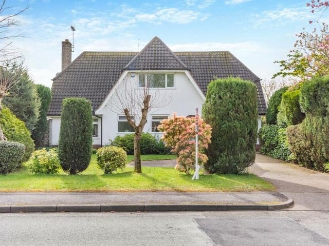 Returning to the front of the house, you can see a charming garden, mainly laid to lawn but also featuring mature shrubs and trees. A driveway, with turning point, provides off-street parking space and leads to an integral, single garage with a remote-controlled, electric up-and-over door.