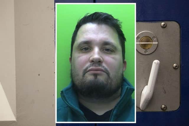 Michael Hall has been returned to jail after being found with a child by police in Underwood. Photo: Nottinghamshire Police