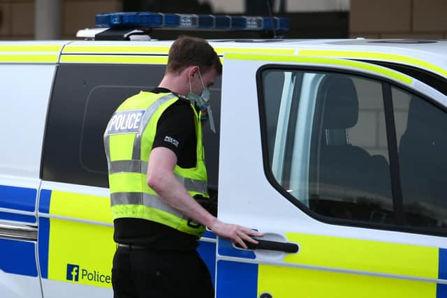Police raided a trio of homes in Warsop.