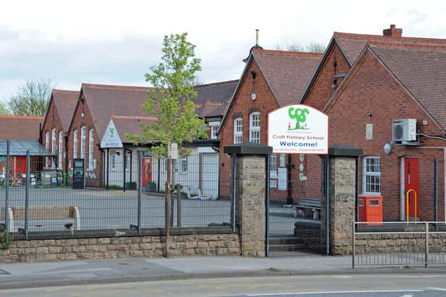 Croft Primary School on Station Road in Sutton, where mums, dads and grandads have been handed parking fines by the owners of a nearby car park.