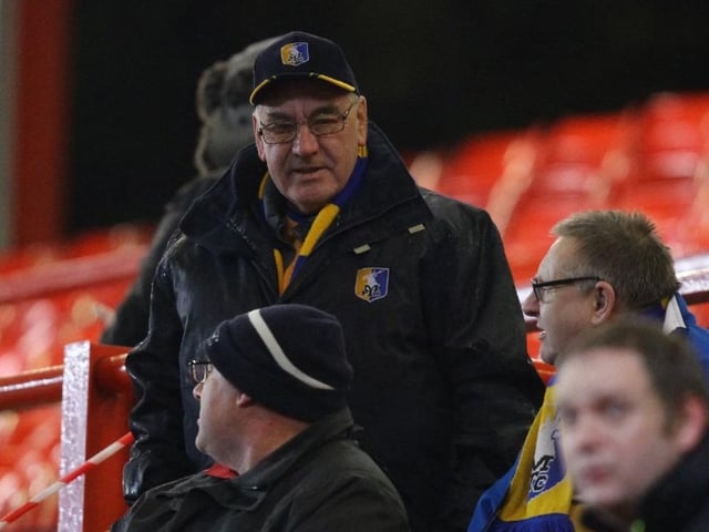 Stags fans at Charlton