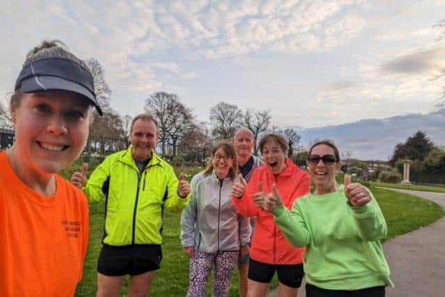 The group hail multiple health and social benefits from the weekly running sessions.