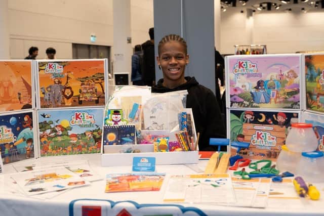 Khamani Edwards, aged 17, Founder & CEO of KJ's Craft Time and recipient of Unloc's Changemaker Grant.