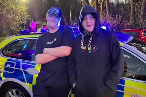 Police said they hoped the event was a 'special evening' for the young people.