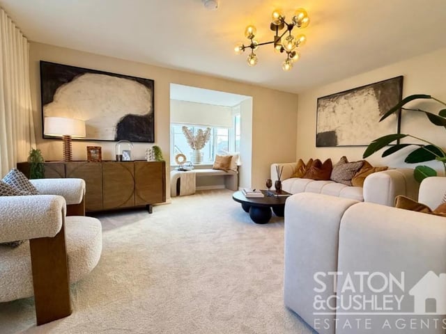 Discover The Lambridge, a beautifully designed four-bedroom detached home with additional office space, showcasing Persimmon’s signature blend of space, comfort and energy efficiency. Outside, this home offers a single garage, driveway parking for two cars and a generous rear garden. As part of Persimmon’s Eco Range, every Lambridge includes a fully installed EV charger and owned solar panels as standard, helping reduce your energy costs and environmental impact.