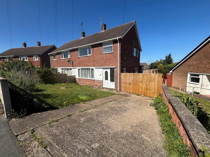 This property comprises of entrance hallway, spacious lounge with electric fire, patio doors, modern fitted kitchen with gas hob and electric oven, extractor fan, space for washing machine storage cupboard, bedroom one is a double room with storage, second bedroom is a double, the third bedroom is a spacious single, family bathroom with white three piece suite, shower above the bath, rear garden with patio area, front garden with driveway.