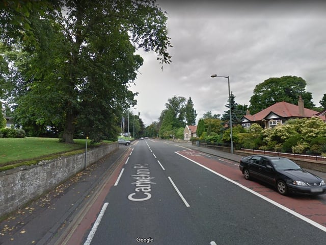 Fixed camera on Camelon Road, Arnothill, Falkirk