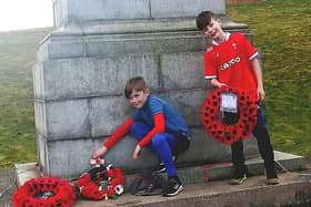 Pictured are : Elliot Mount (aged 8) and Frankie Hill (aged 9).