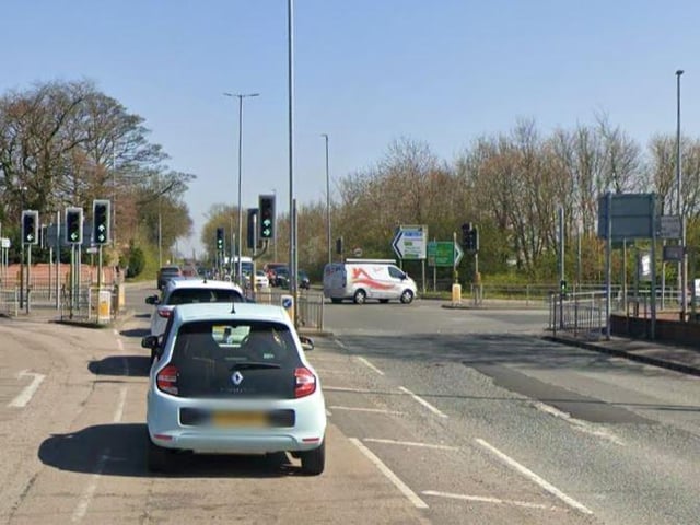 Mansfield Road, Sutton at A38 junction.