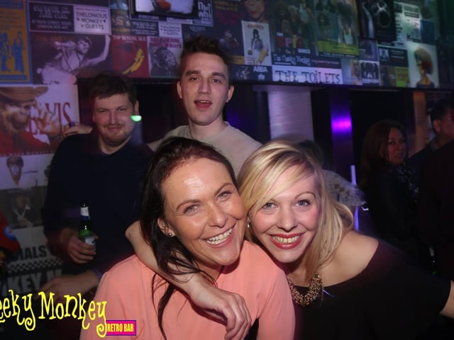 Smiling for the camera