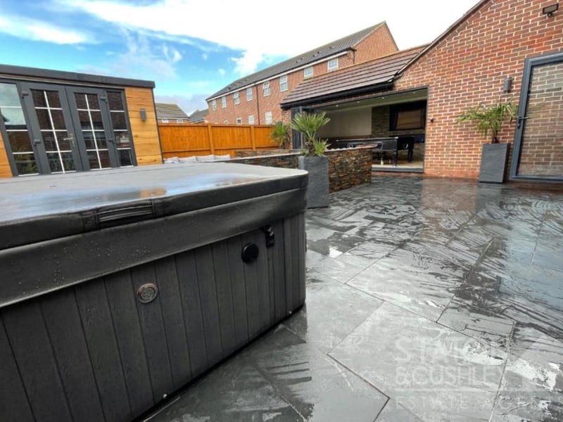 There is even room for a hot tub in the garden.
