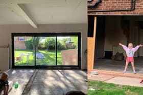 The installation of the patio doors was worth the wait