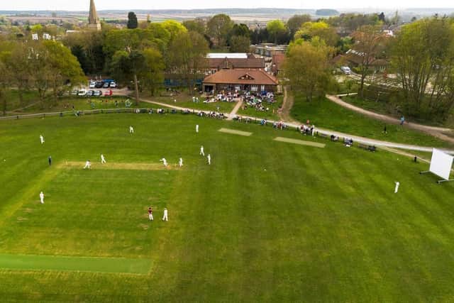 The grounds of Edwinstowe Community Cricket Club