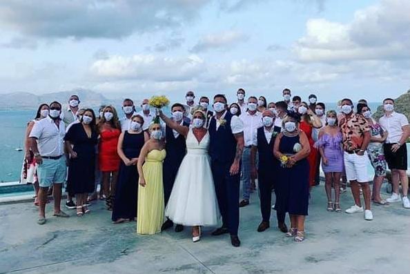 Stacey married in September, 2020. She said: 'We got married in Greece in September with 40+ friends and family. Covid was never going to stop me marrying my best friend.