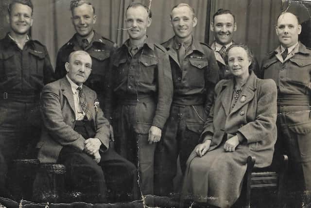 The six Waring brothers, pictured with their mother and father, Harry and Eliza Waring, of Sutton in 1941. They are: (from left) Ernest (booklet author Steve's dad), Harry, Jack, Frank, Arthur and Fred.
