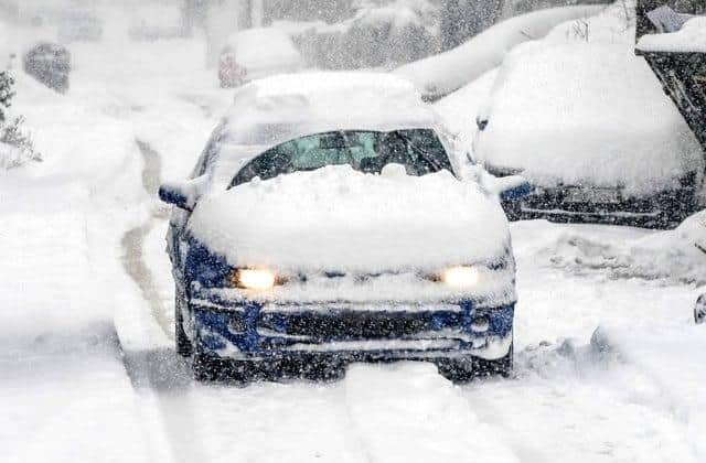 Make sure you properly clear your car of snow and ice