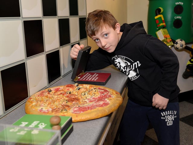 Fitness, Food and Fun health and wellbeing event at Mansfield Museum, pictured is Luke Sheldon, nine in 2018