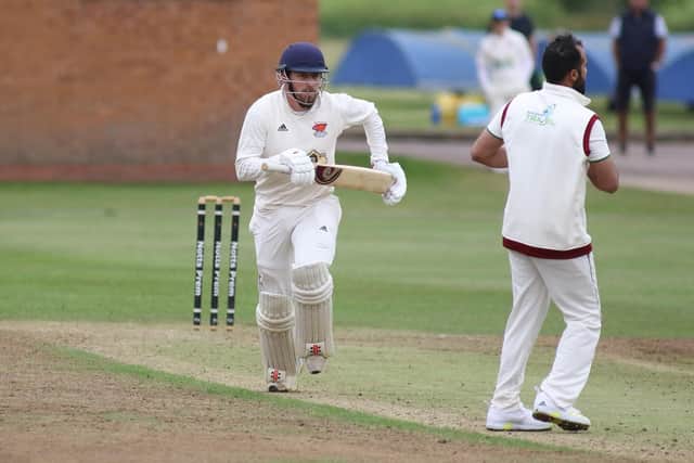 Tom Ullyott - ready to lead Cuckney out at Lord's
