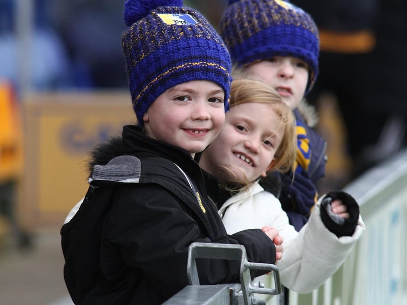 Fans enjoy Mansfield Town v Carlisle