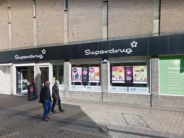 Superdrug on Stockwell Gate, Mansfield, will be closed on Christmas Day and Boxing Day.