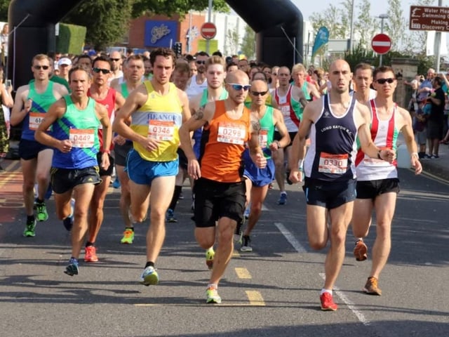 The Mansfield 10k in 2015.