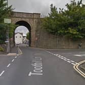 The man was allegedly spotted with a knife on Toothill Lane, Mansfield. Image: Google.