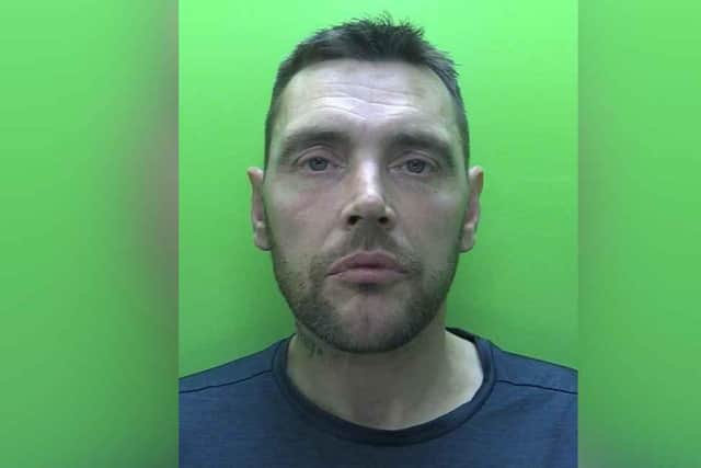 Gary Frew has been banned from entering Tesco Express stores in Blidworth and Rainworth. Photo: Nottinghamshire Police