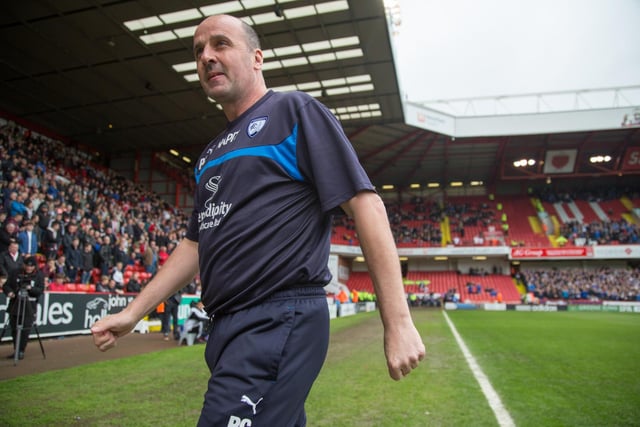 Paul Cook looks a satisfied man after Chesterfield's 1-1 draw at Sheffield United.