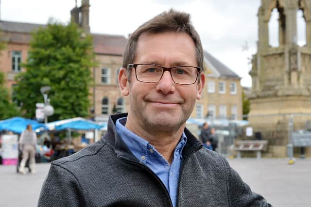 Andy Abrahams, Mansfield mayor.