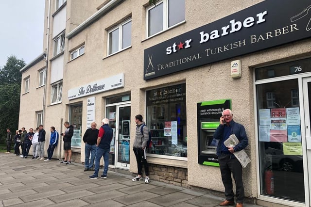 Hairdressing salons and barbers across Scotland have been closed since March