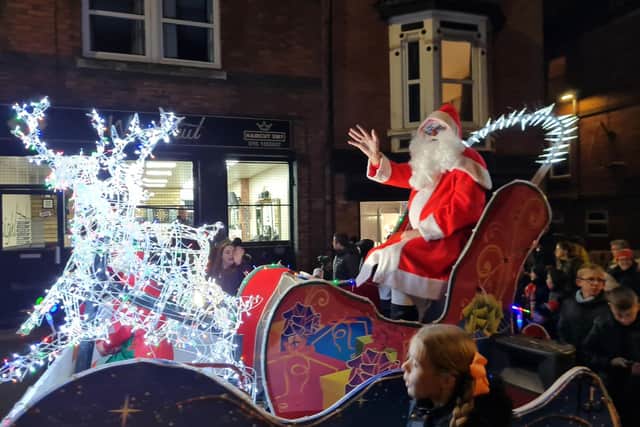 Santa will travel around Kimberley tonight before making his way to Giltbrook and Eastwood tomorrow.
