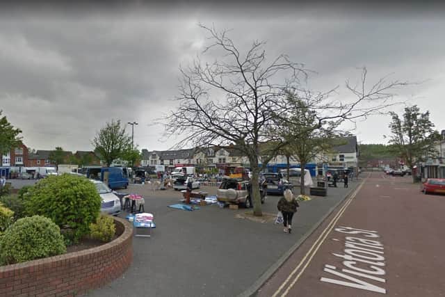 Shirebrook town centre.
