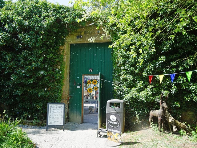The Secret Garden Tea Room at Mansfield Wildlife Rescue.