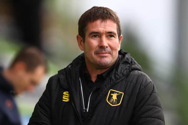 Mansfield Town manager Nigel Clough.