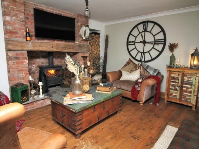 The most eyecatching feature of the lounge is the stunning inglenook fireplace, encasing a multi-fuel stove and brick-built chimney breast. Ideal to snuggle up to on those chilly winter evenings we are experiencing at the moment.