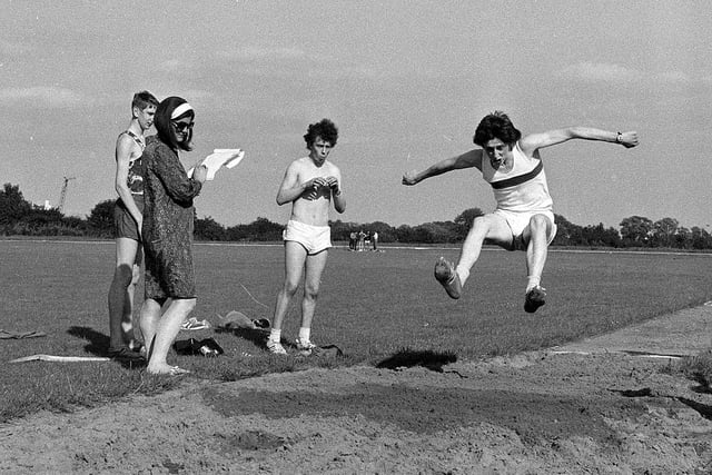 The Sutton Harriers Championships in 1971.